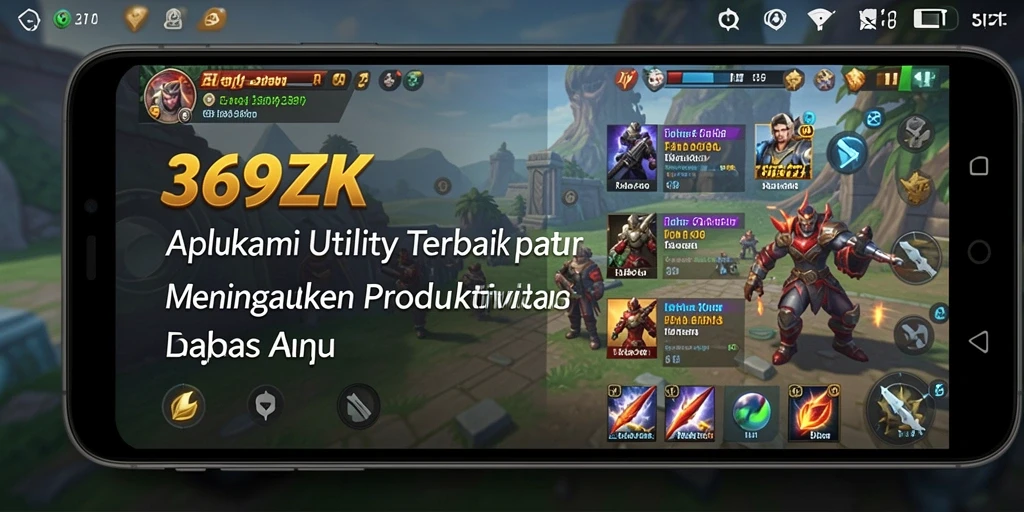Tampilan antarmuka aplikasi 369ZK yang intuitif dan menarik.
