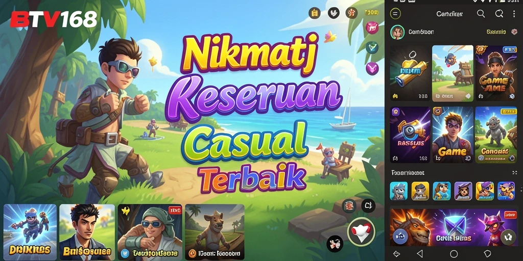 Tampilan gameplay Casual yang seru dan mengasyikkan.