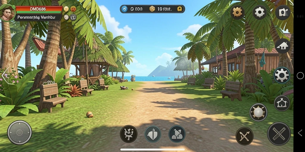 Tangkapan layar DMD686 menampilkan gameplay yang ceria dan menyenangkan.