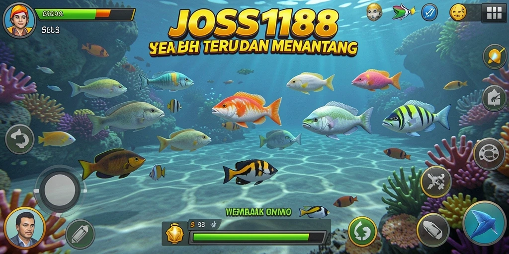 Gameplay seru menembak ikan di JOSS188.