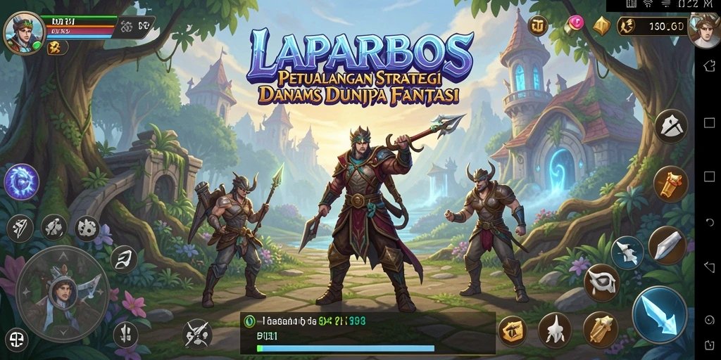 Tangkap momen seru dalam permainan strategi dunia fantasi LAPARBOS.