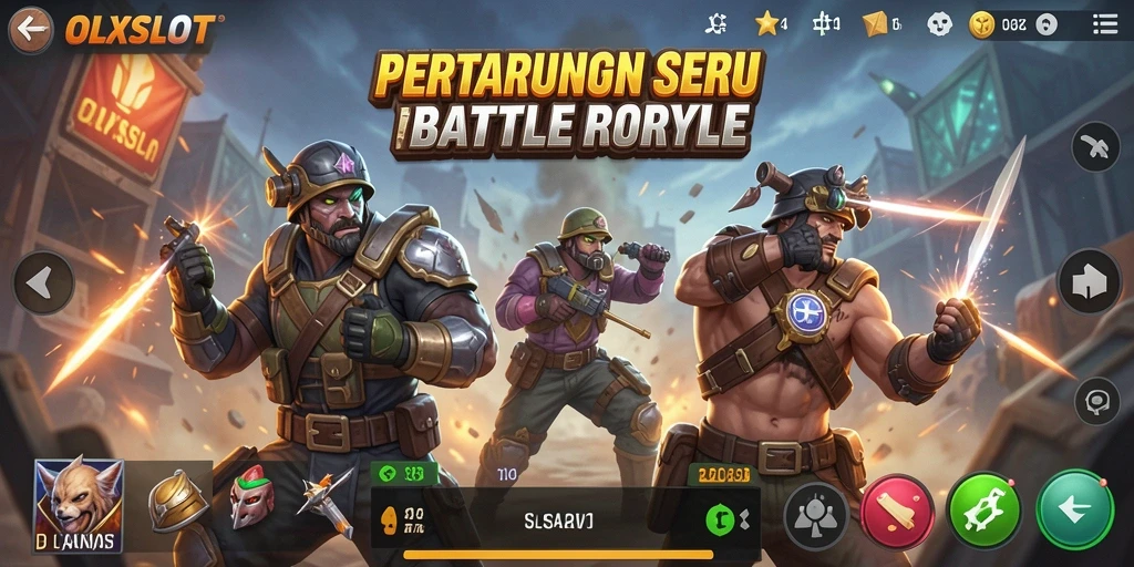 Tangkapan layar menarik dari gameplay intens di OLXSLOT.