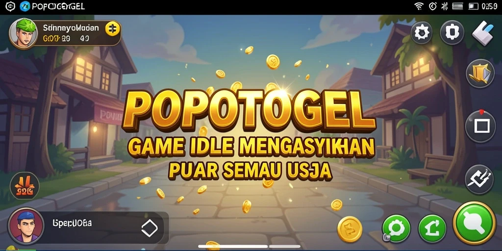 Tampilan gameplay POPOTOGEL yang seru dan menarik.